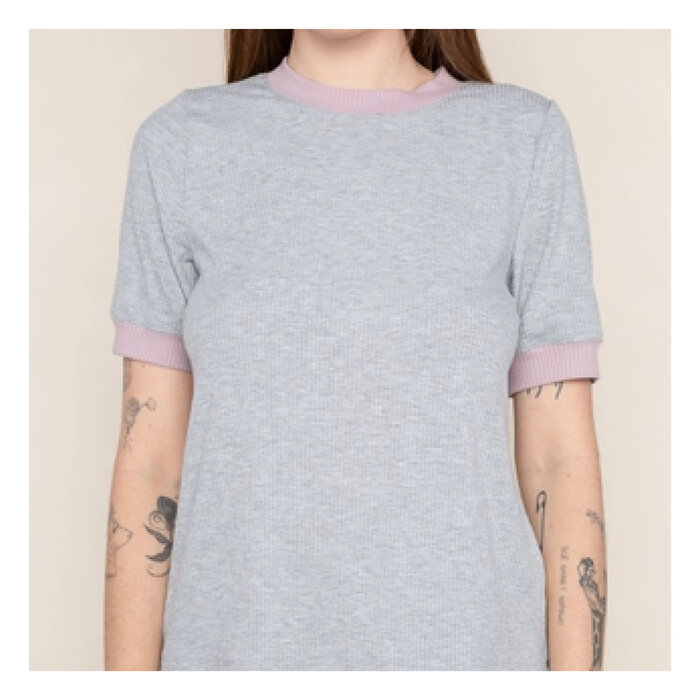 NLT Grey & Lavender Caroline T-Shirt