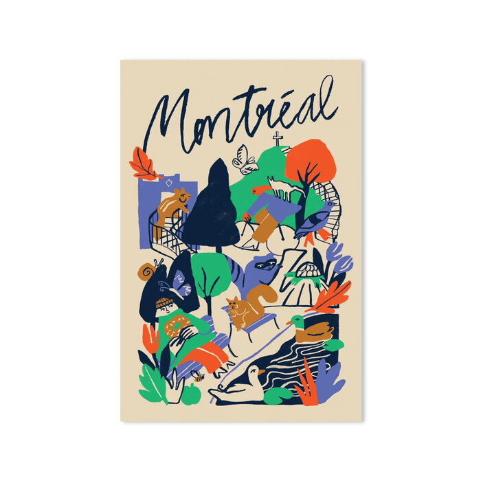 Carte Postale Balade à Montréal Paperole