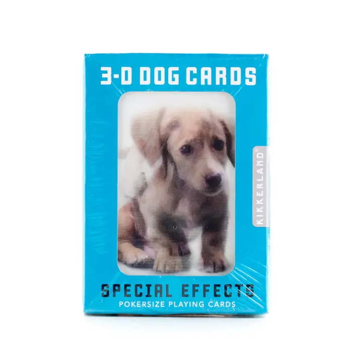 Jeu de cartes 3D chiens KIK