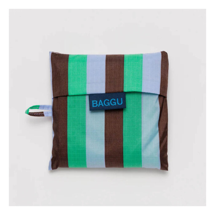 Baggu Sacs Réutilisables Baggu Mint 90's Stripe Standard Reusable Bag