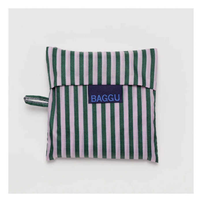 Baggu Sacs Réutilisables Baggu Lilac Candy Stripe Standard Reusable Bag