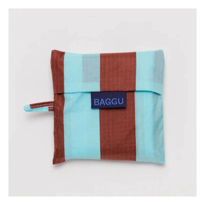 Baggu Sacs Réutilisables Baggu Raisin Awning Stripe Standard Reusable Bag