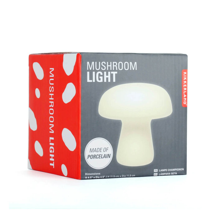 Kikkerland Mushroom Portable Lamp