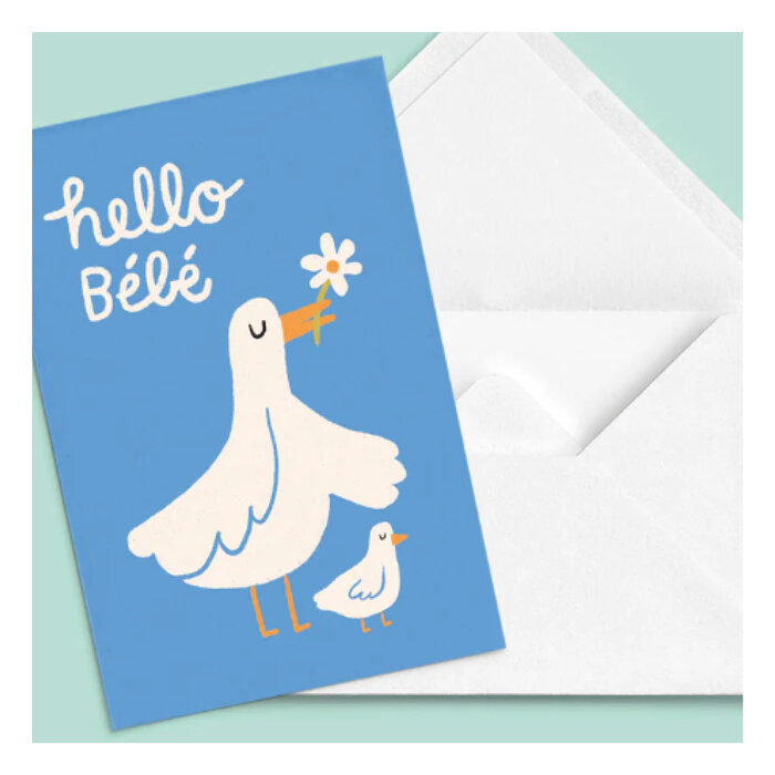 Anne-Julie Dudemaine Anne-Julie Dudemaine Hello Baby Greeting Card