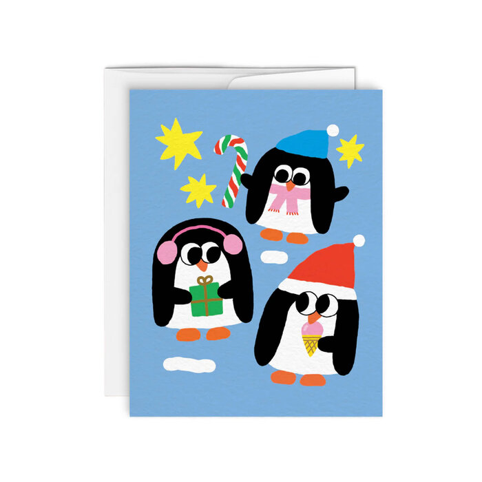 Paperole Paperole Penguins Greeting Card