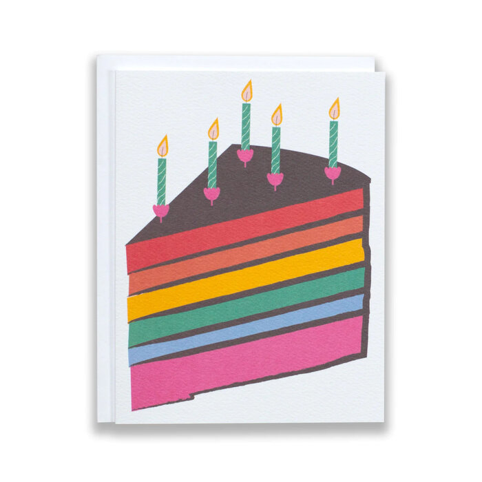 Banquet Atelier Banquet Atelier Rainbow Cake Birthday Card