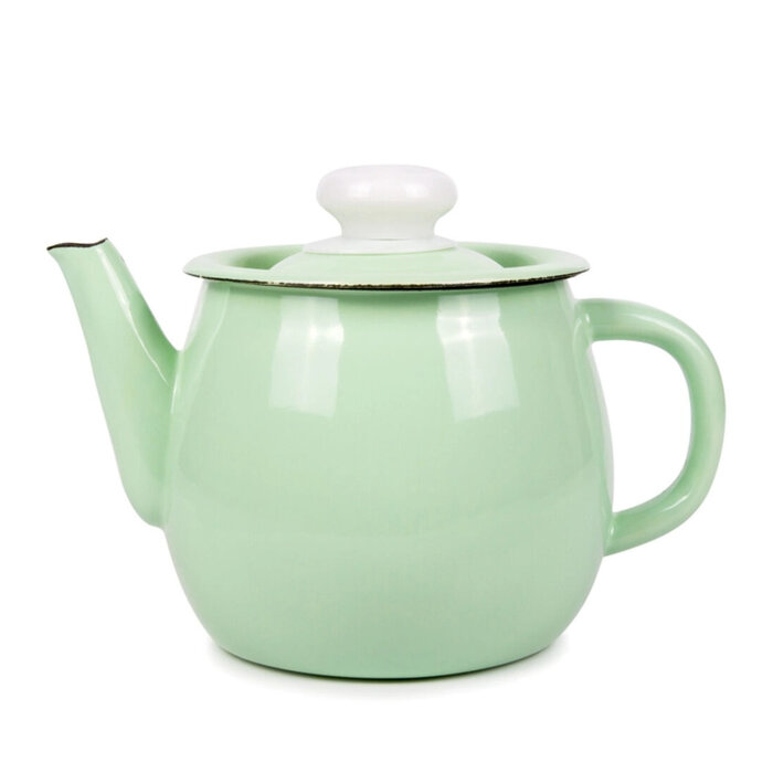 STP Mint Enamel Tea Pot