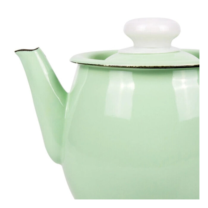 STP Mint Enamel Tea Pot