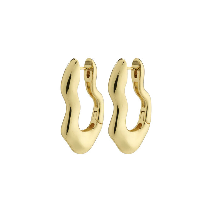 Pilgrim Wave Earrings (Gold or Silver Plated)