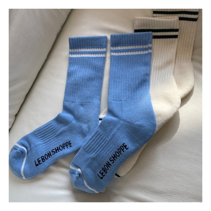 Le Bon Shoppe Le Bon Shoppe French Blue Boyfriend Socks