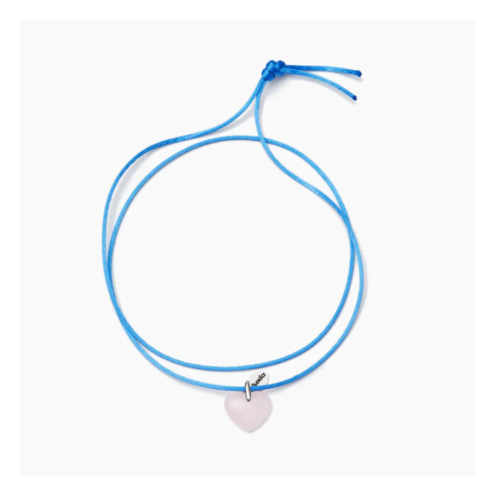 Luxia Rose Quartz Heart Necklace