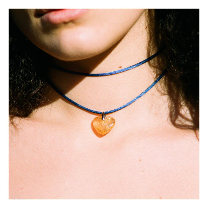 Luxia Collier Coeur Citrine Luxia