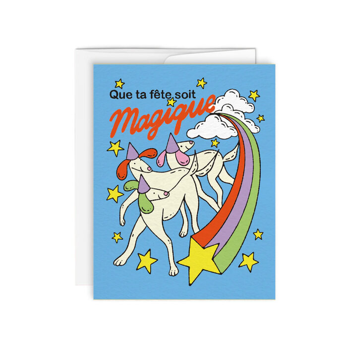 Paperole Magic Birthday (Fête Magique) Greeting Card