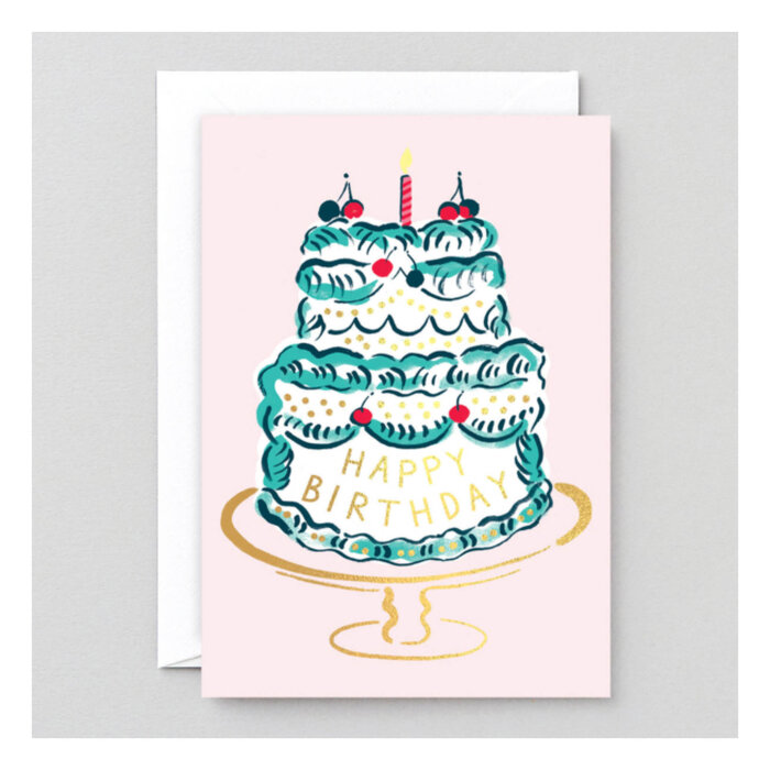 WRAP Magazine Carte de Souhaits HB Cake & Candle WRAP