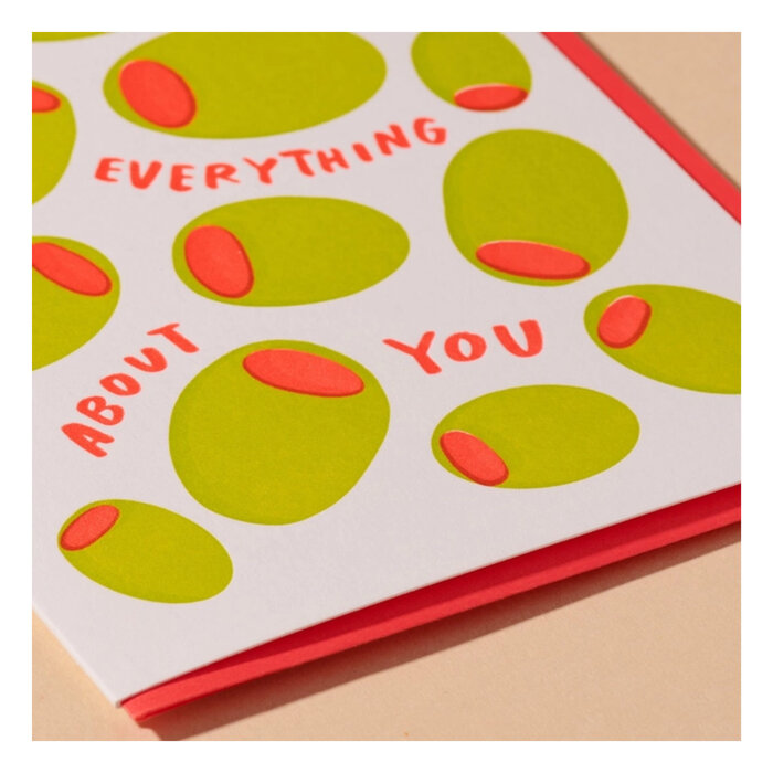 And Here We Are AHWA Olive Everything Card