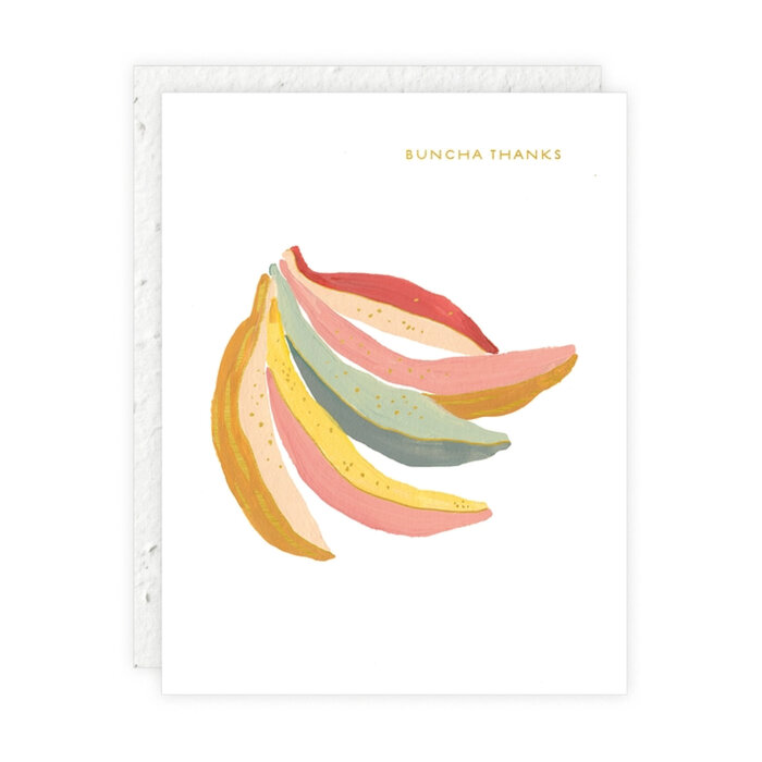 Seedlings Bananas Greeting Card