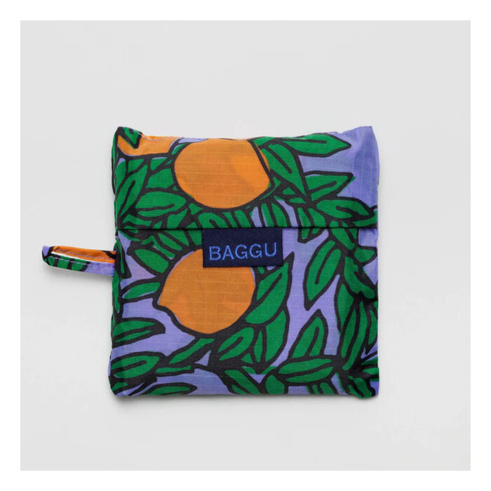 Baggu Sacs Réutilisables Baggu Orange Tree Periwinkle Standard Reusable Bag
