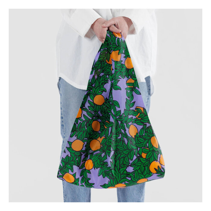Sac Réutilisable Standard Baggu Orange Tree Periwinkle