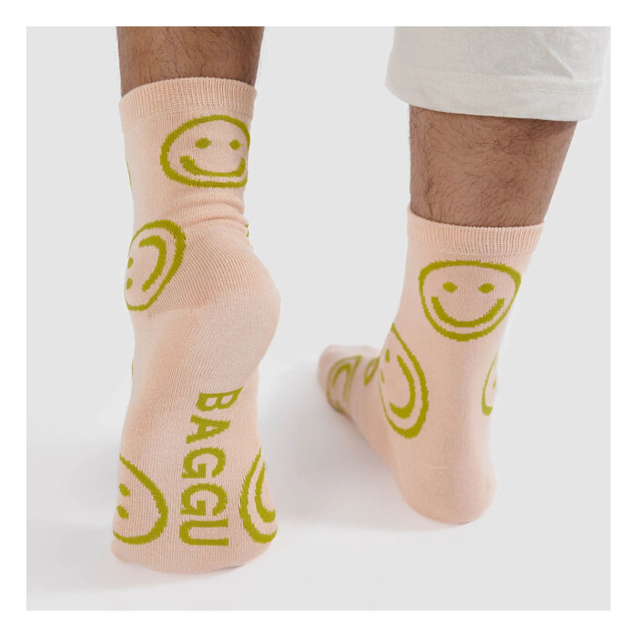 Baggu Happy Crew Socks (2 Options Available)