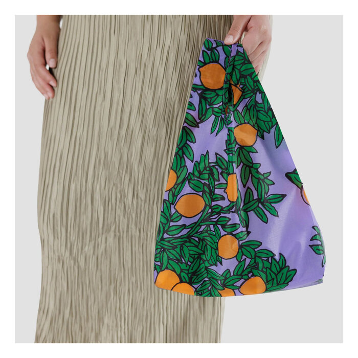 Baby Baggu Orange Tree Periwinkle Reusable Bag