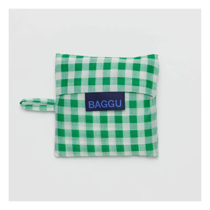 Baby Baggu Green Gingham Reusable Bag