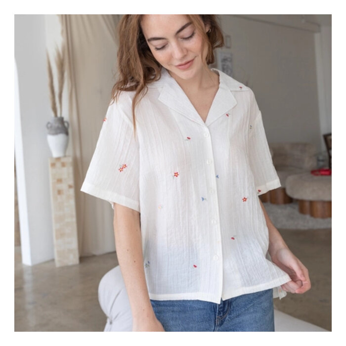 Things Between Things Between Lotti Embroidered Shirt