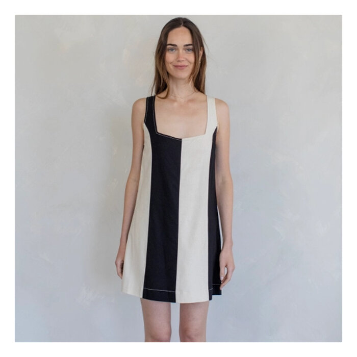 Things Between Things Between Black & White Chelsea Dress