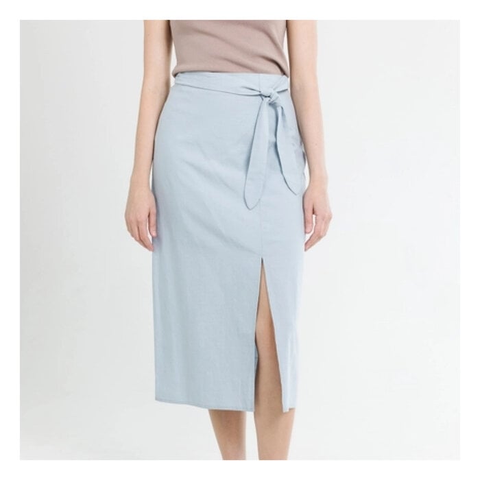 Mod Ref All Row Light Blue Mira Skirt FINAL SALE