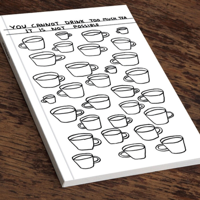 David Shrigley Carnet A5 Drink Too Much Tea D. Shrigley