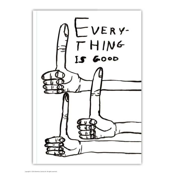 D. Shrigley Everything is Good A5 Notebook