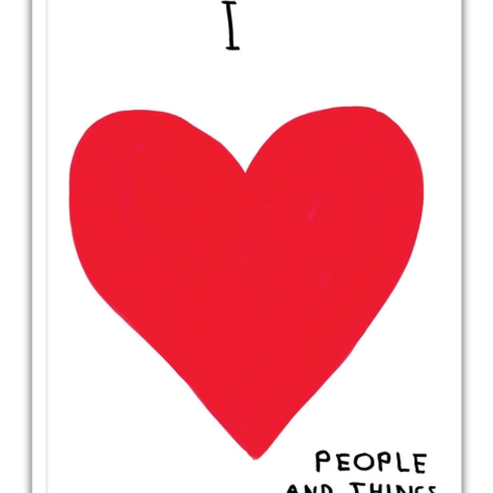 David Shrigley D. Shrigley  Love People and Things A5 Notebook