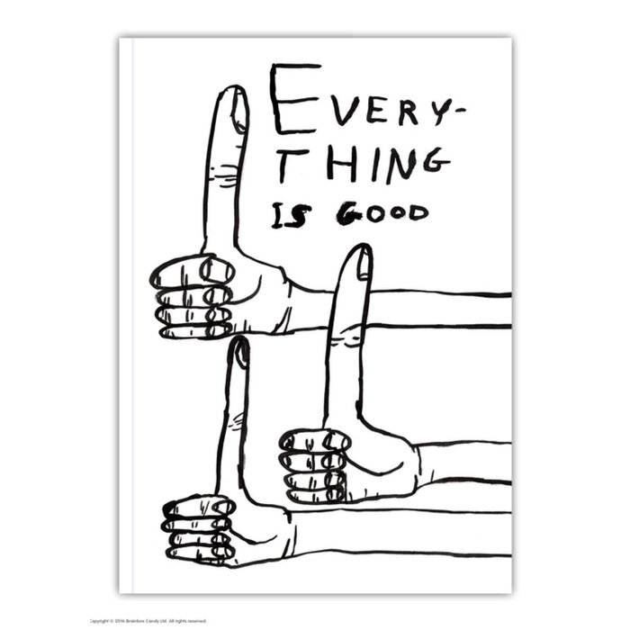 D. Shrigley Everything is Good A6 Notebook