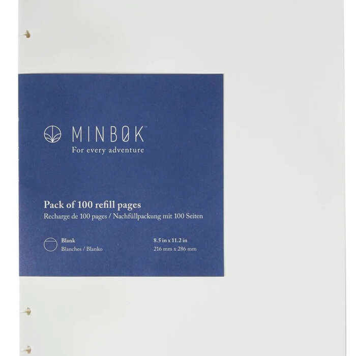 Minbøk Minbok Extra Large Refill Pages (3 Options Available)