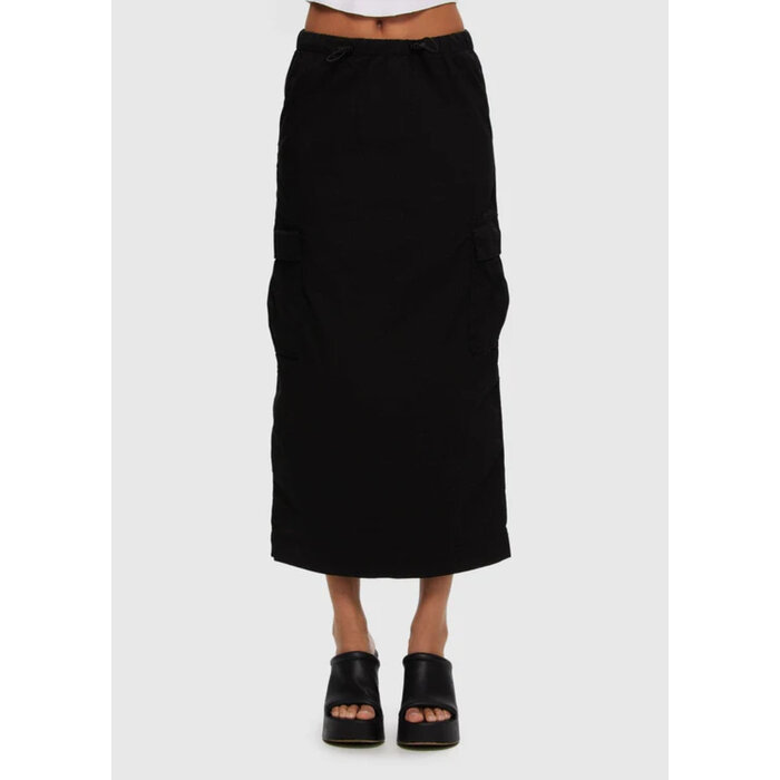 Kuwalla Black Cargo Skirt