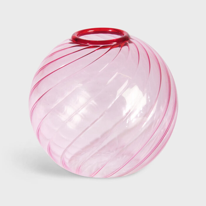 &klevering &k Pink Spiral Vase