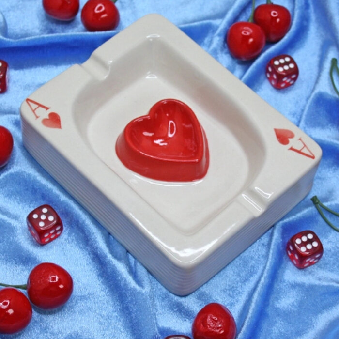 A Shop of Things A Shop of Things Ace of Hearts Ash Tray
