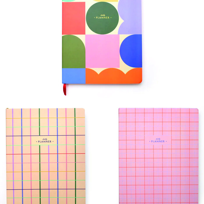 Kikkerland Undated Daily Planner (3 Options Available)