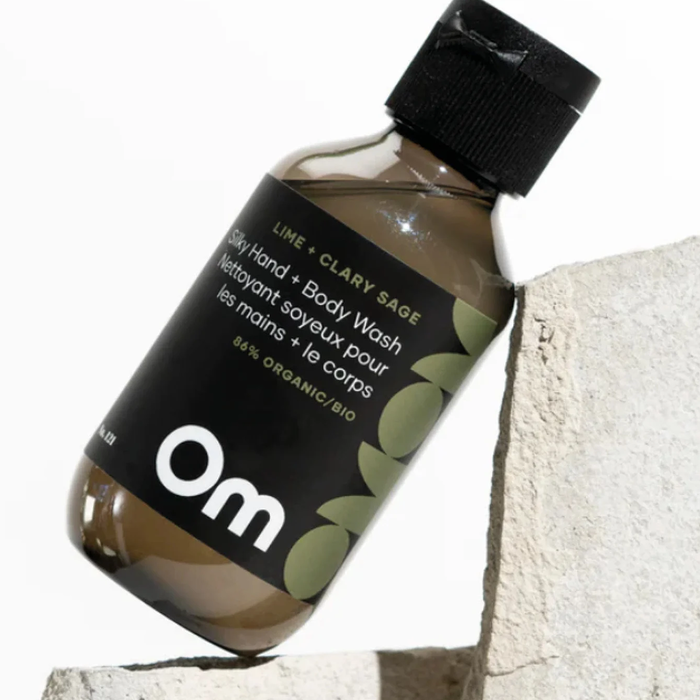 Om Organics Mini Gel Douche Lime et Sauge 60ml Om Organics