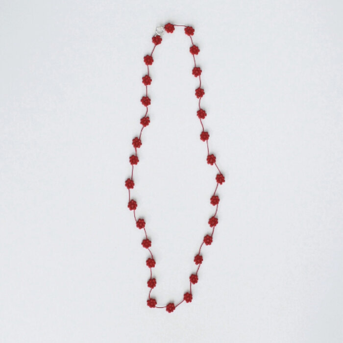 Labro Labro No.24 Red Fiori Necklace