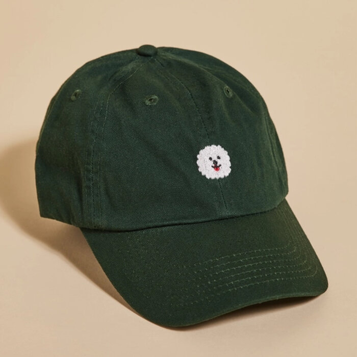 My Dear Bongo Bichon Cap (Black or Forest Green)