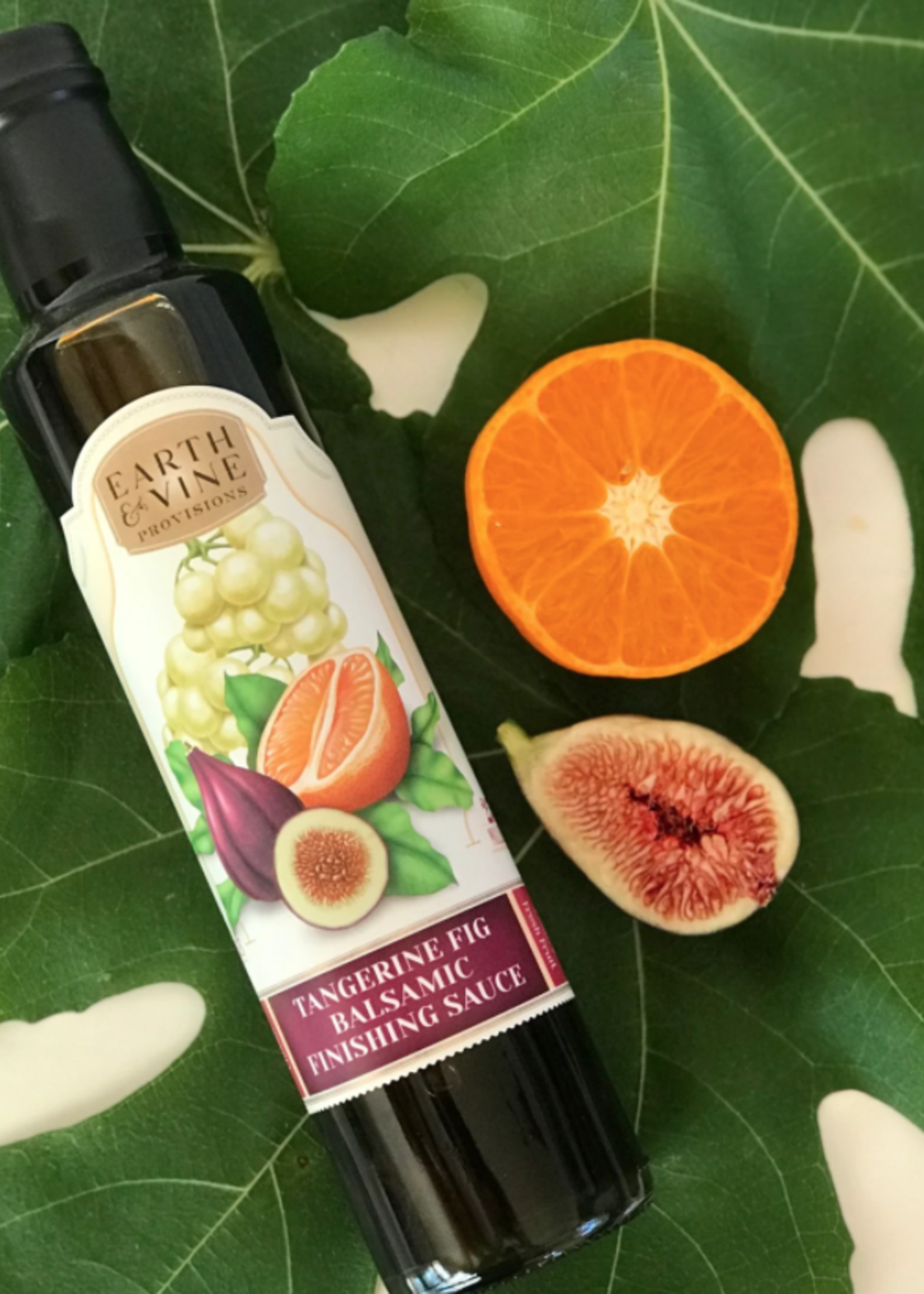 Earth & Vine Provisions, Inc. 8.5oz TANGERINE FIG BALSAMIC FINISHING SAUCE