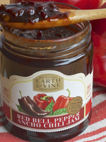 Earth & Vine Provisions, Inc. 10oz RED BELL PEPPER & ANCHO CHILI JAM