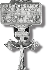 WJ Hirten Auto Visor Clip - Crucifix