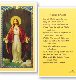 WJ Hirten Anima Christi Holy Cards
