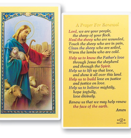 WJ Hirten Prayer for Renewal Holy Cards