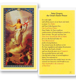 WJ Hirten St. Gregory The Great's Easter Prayer Holy Cards