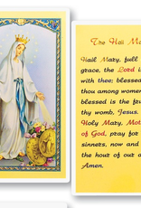 WJ Hirten The Hail Mary Holy Cards (25/pk)