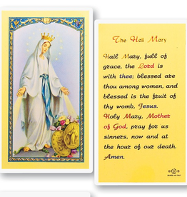 WJ Hirten The Hail Mary Holy Cards (25/pk)