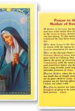 WJ Hirten Mother of Sorrow Holy Cards