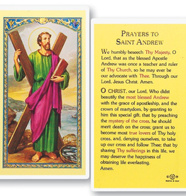WJ Hirten St. Andrew Holy Cards